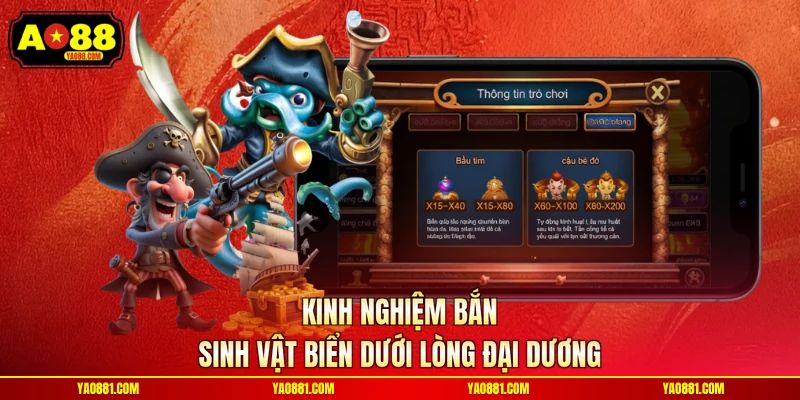 Kinh nghiệm bắn sinh vật biển dưới lòng đại dương